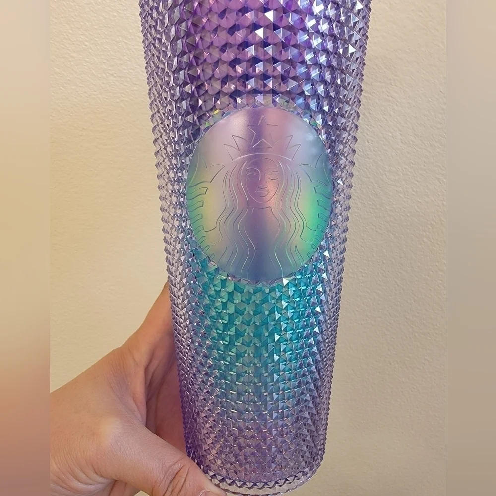NWT Starbucks Studded Mermaid Ombre Venti Tumbler Cup
